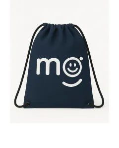 Smiley Drawstring Bag &ndash; Minimalist Gym & Everyday Sackpack