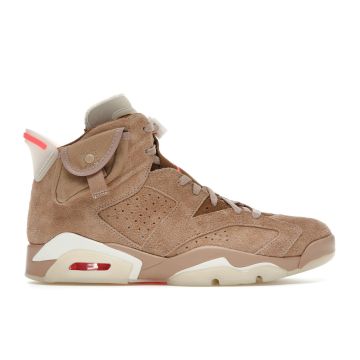 Jordan 6 Retro Travis Scott British Khaki - Limited Edition Exclusive Sneakers