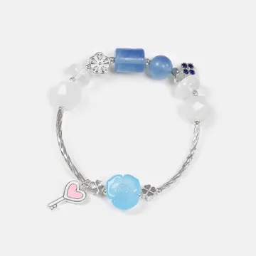 Aquamarine Healing Bracelet for Women – Calming Crystal Gift for Peace & Serenity, Meditation, Emotional Support