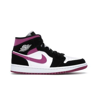 Jordan 1 Mid “Magenta” BQ6472-005 | White / Black / Magenta