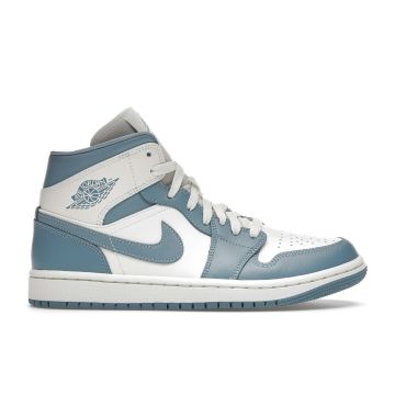Jordan 1 Mid “UNC” BQ6472-141 | White / University Blue