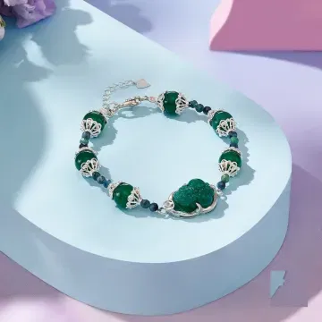 Green Agate Healing Bracelet for Women – Calm Energy Gift for Daily Wear, Stress Relief & Balance