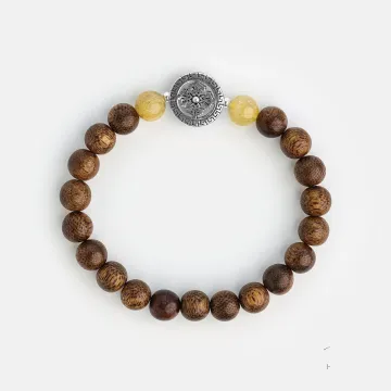 Handcrafted Agarwood Bracelet - Grounding Energy for Daily Wear, Meditation