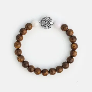 Handcrafted Natural Agarwood Bracelet for Spiritual Gift Buyers – Grounding Energy for Daily Wear, Meditation