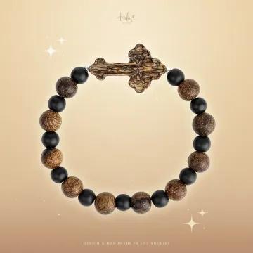 Handcrafted Natural Agarwood Bracelet for Spiritual Souls – Grounding Energy for Daily Wear, Meditation