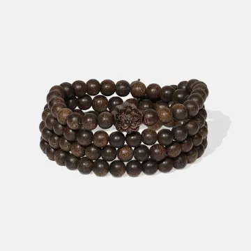 Handcrafted Natural Agarwood Bracelet for Spiritual Souls – Grounding Energy for Daily Wear, Meditation