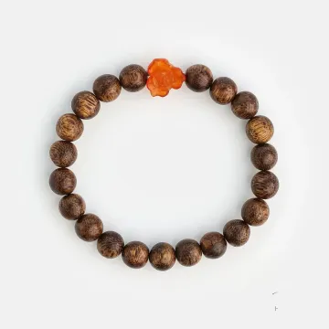 Handcrafted Natural Agarwood Bracelet for Spiritual Souls – Grounding Energy for Meditation, Protection