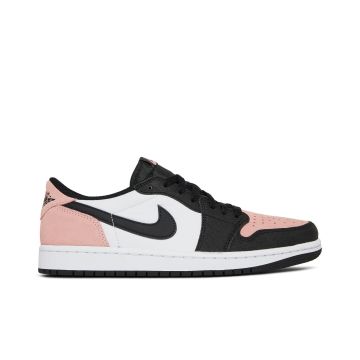 Jordan 1 Low OG Bleached Coral CZ0790-061 | Pink Black White Retro Sneakers
