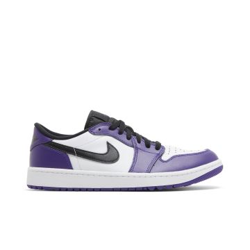 Air Jordan 1 Low Golf “Court Purple” White/Court Purple/Black | DD9315-105