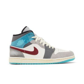 Air Jordan 1 Mid SE “Exploration Unit” Sail/Team Red/Coconut Milk | FB1870-161