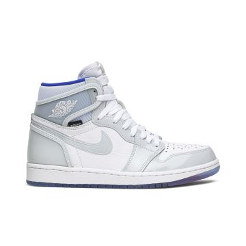 Jordan 1 Retro High Zoom White Racer Blue CK6637-104 | Silver Blue Retro Sneakers