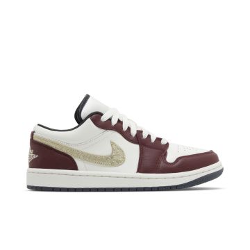 Jordan Women’s Air Jordan 1 Low “Year of the Dragon” Sail/Dark Team Red | FJ5735-100