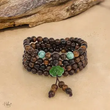 Natural Agarwood Bracelet for Spiritual Gift Buyers – Handcrafted Calming Energy for Meditation, Protection