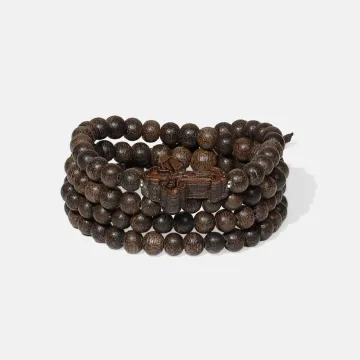 Natural Agarwood Bracelet for Spiritual Gift Buyers – Handcrafted Energy for Meditation, Protection