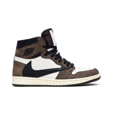Jordan 1 Retro High OG SP Travis Scott Mocha CD4487-100 | Brown White Retro Sneakers