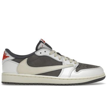 Jordan 1 Low x Travis Scott Sail and Ridgerock Reverse Mocha - Exclusive Collaborative Sneakers