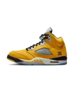 Air Jordan 5 Retro T23 "Tokyo" Yellow - Premium Limited-Edition Heritage High-Top Model