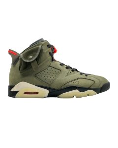 Travis Scott x Nike Jordan Retro "Olive" - Premium Collaborative High-Top Model