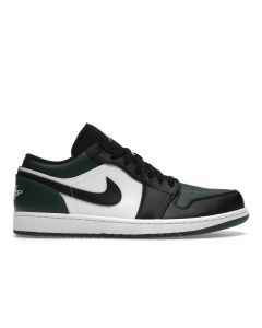 Jordan 1 Low “Green Toe” 553558-371 | Noble Green / White / Black