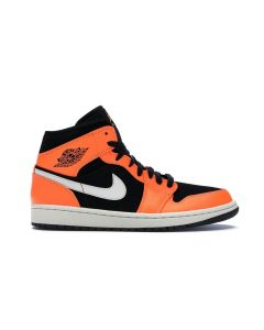 Jordan 1 Mid “Black Cone” 554724-062 | Black / Cone / Light Bone