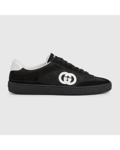 Men's GG G75 Low-Top Suede Sneaker