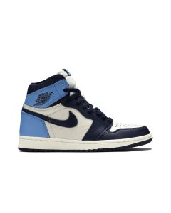 Jordan 1 Retro High OG Obsidian 555088-140 | Obsidian University Blue White Premium Sneaker