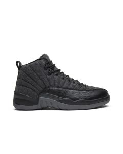 Jordan 12 Retro Wool 852627-003 | Dark Grey Metallic Silver Black Premium Sneaker