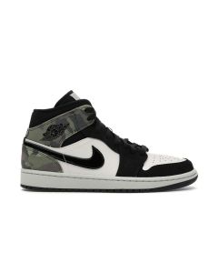 Jordan 1 Mid “Camo” 2020 CW5490-001 | Light Bone/Black