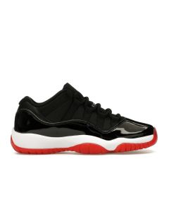 Air Jordan 11 Retro Low (GS) “Bred” — Black/Red/White | FV5121-006
