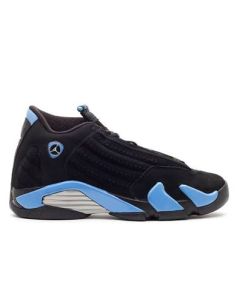 Air Jordan 14 Retro "Black University Blue" - Sleek Heritage Performance-Inspired Model