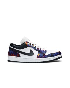 Air Jordan 1 Low SE “Nothing But Net” White/Dark Obsidian/Team Red | CZ8659-100