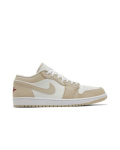 Air Jordan 1 Low SE “Sail Rattan University Red” Sail/Rattan-White | FB7168-121