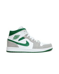 Air Jordan 1 Mid SE “Grey/Green” White/Neutral Grey/Lucky Green | DC7294-103