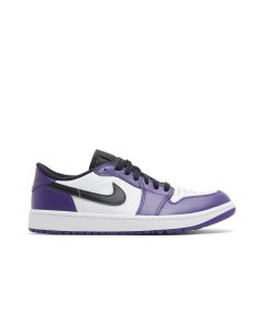 Air Jordan 1 Low Golf “Court Purple” White/Court Purple/Black | DD9315-105