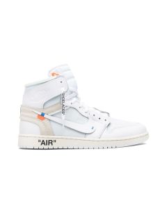 Jordan 1 Retro High Off-White White AQ0818-100 | All-White Premium Deconstructed Sneakers