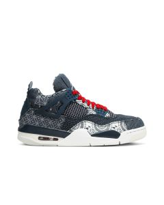 Jordan 4 Retro SE Sashiko CW0898-400 | Blue Patchwork Premium Retro Sneakers