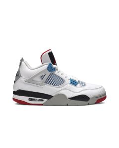 Jordan 4 Retro What The CI1184-146 | Multi-Color White Blue Red Retro Sneakers