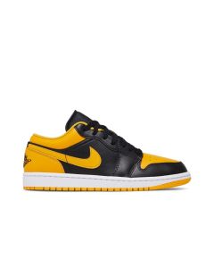 Jordan 1 Low ‘Yellow Ochre’ 553558-072 | Black Yellow Ochre White Leather Sneaker