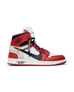 Jordan 1 Retro High Off-White Chicago AA3834-101 | White Black Varsity Red Premium Sneaker