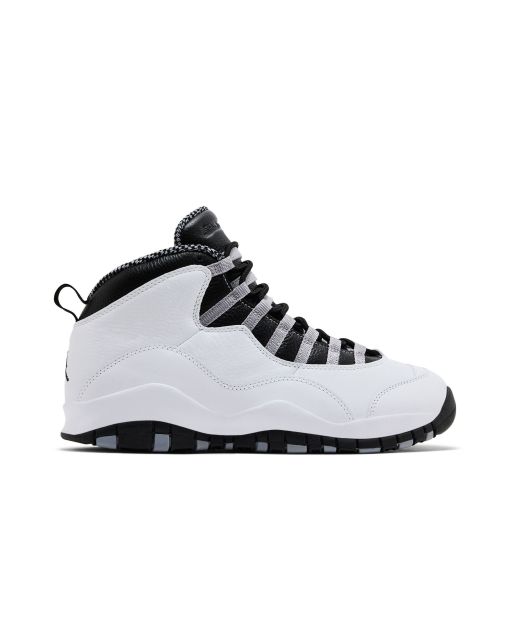 Air Jordan 10 “Steel” OG — White/Black/Grey Jade | HJ6779-104