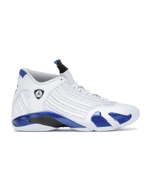 Jordan 14 Retro “White Hyper Royal” 487471-104 | White / Black / Hyper Royal