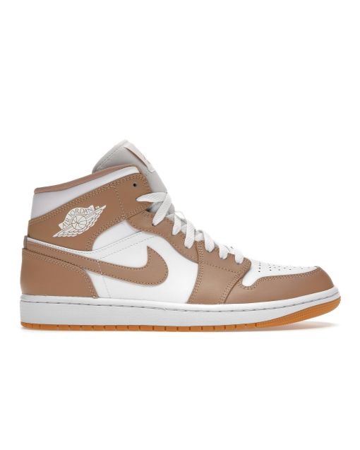 Jordan 1 Mid “Tan Gum” 554724-271 | Tan / White / Gum