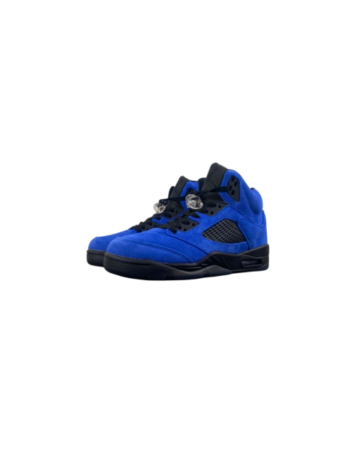 Air Jordan 5 Retro "Blue Suede" - Premium Monochrome Heritage High-Top Model