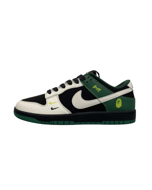 SB Dunk Low Collaboration Black Green Low-Top Sneakers – Street Style Comfort