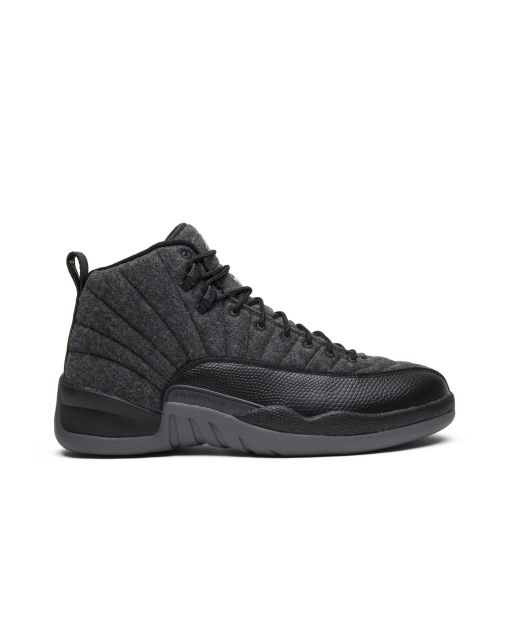 Jordan 12 Retro Wool 852627-003 | Dark Grey Metallic Silver Black Premium Sneaker