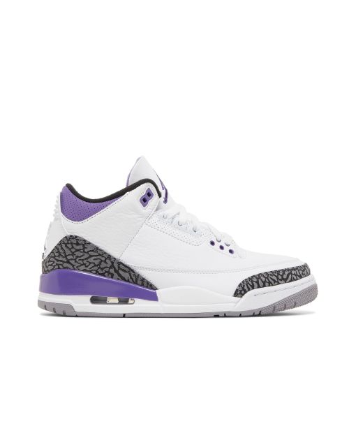 Jordan 3 Retro Dark Iris CT8532-105 | White Purple Cement Grey Retro Sneakers