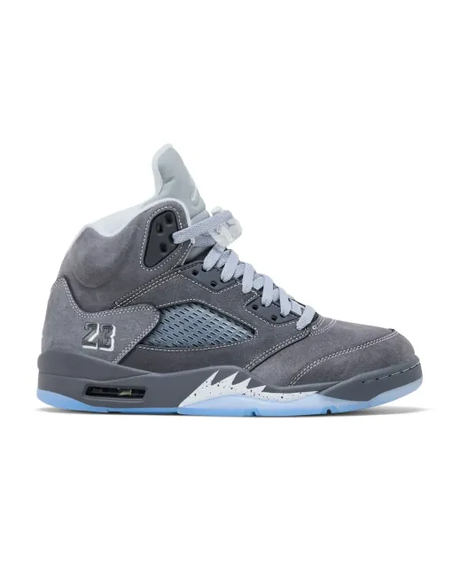 Air Jordan 5 Retro "Wolf Grey" - Classic Heritage High-Top Lifestyle Model