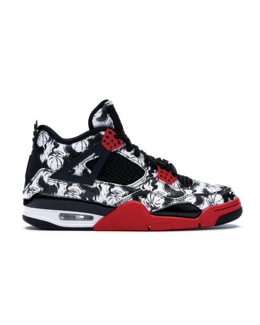 Jordan 4 Retro “Tattoo” BQ0897-006 | Black / Fire Red / White