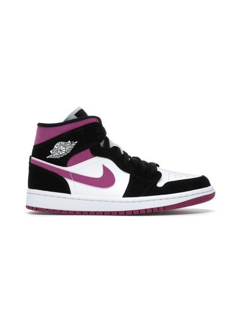 Jordan 1 Mid “Magenta” BQ6472-005 | White / Black / Magenta
