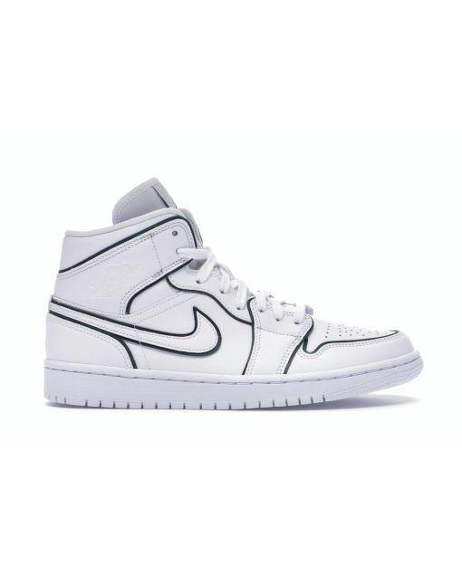 Jordan 1 Mid “Iridescent Reflective” Women’s CK6587-100 | White/Iridescent